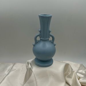 Light Blue Pottery Vase.